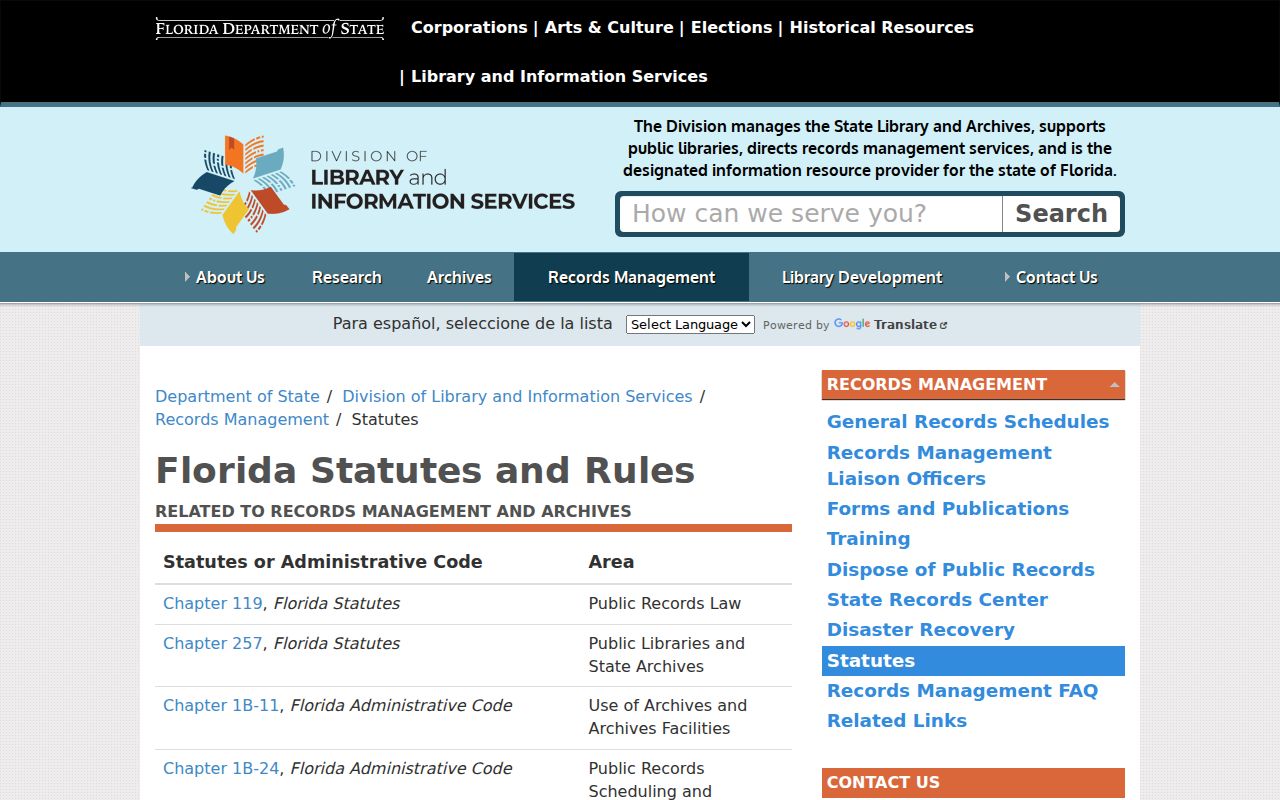 Pembroke Pines ZIP code directory Florida public records statutes